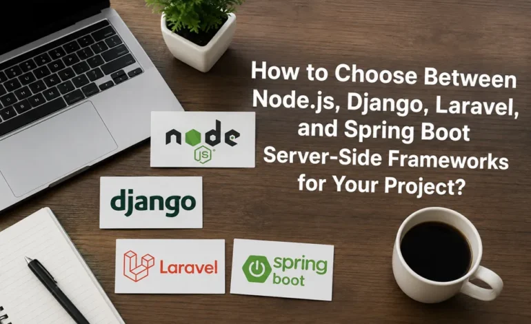 How to Choose Between Node.js, Django, Laravel, and Spring Boot Server-Side Frameworks for Your Project?