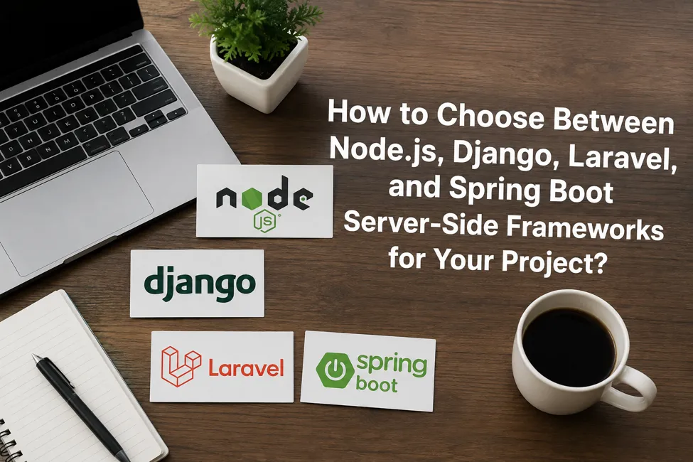 How to Choose Between Node.js, Django, Laravel, and Spring Boot Server-Side Frameworks for Your Project?